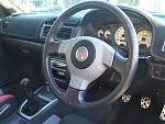 STI steering wheel